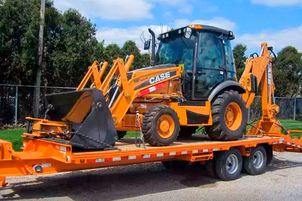 Remolque para retroexcavadora